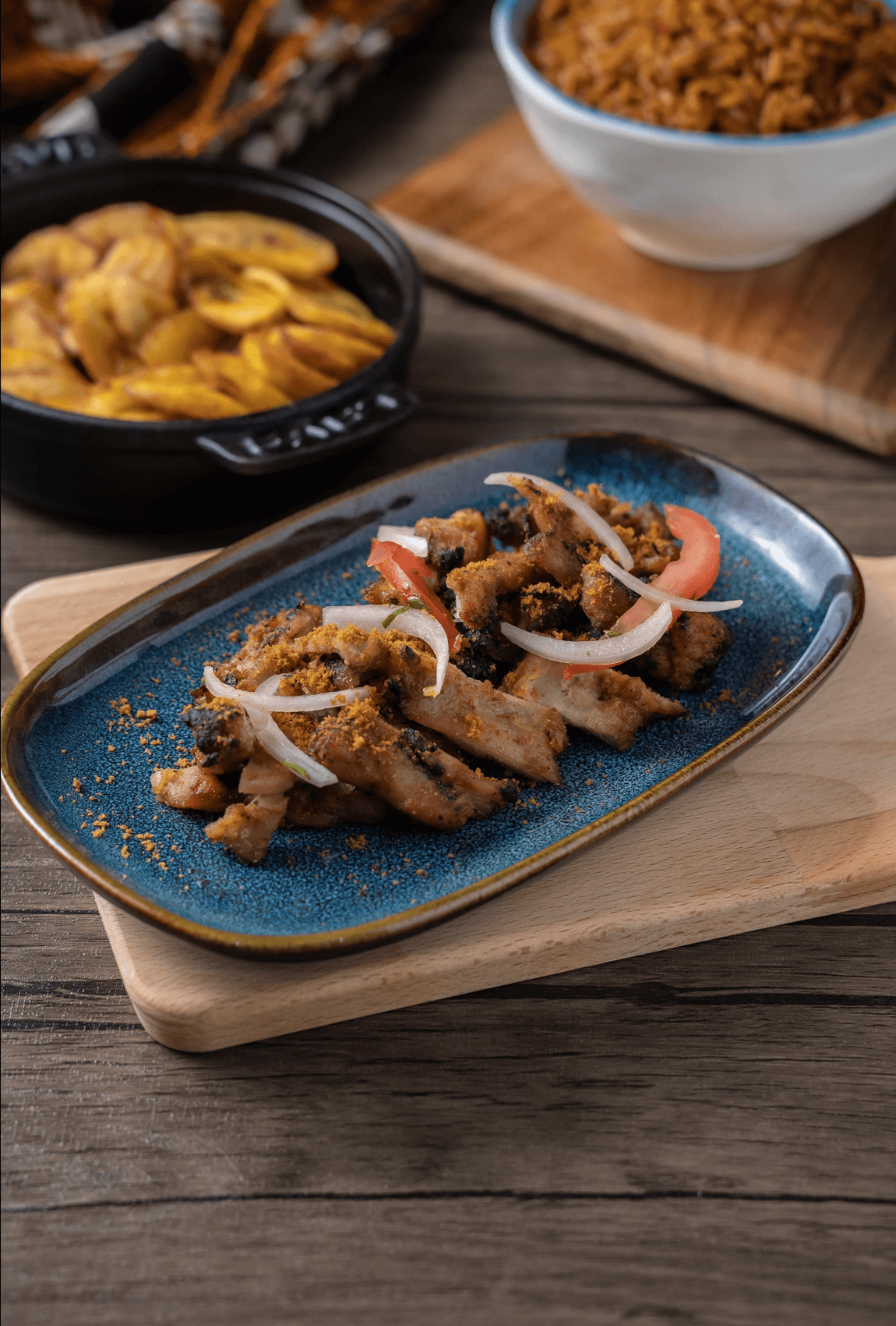 Grilled pork ribs